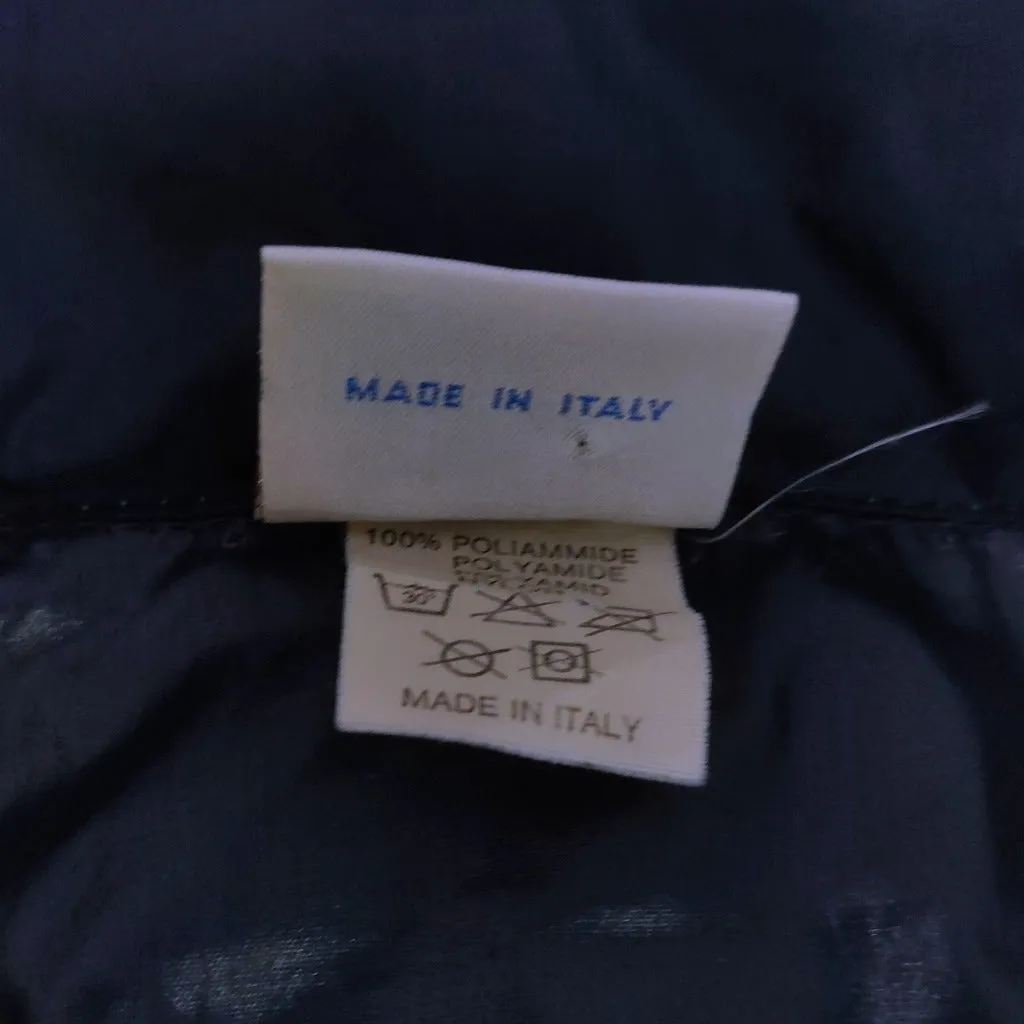 1990-92 navy Italy Diadora rain jacket