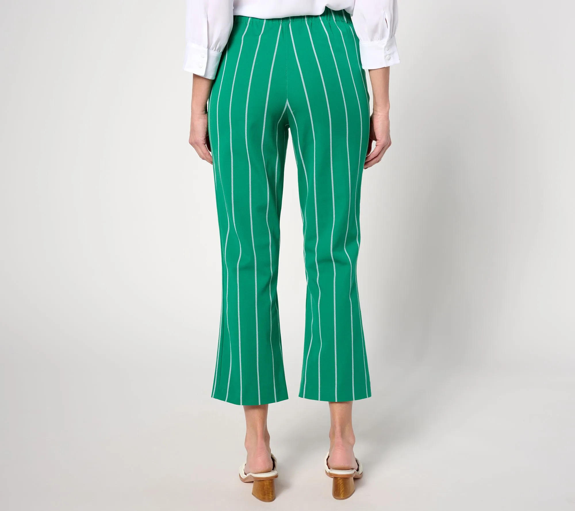 "As Is" Isaac Mizrahi Live! Tall 24/7 Stretch Baby Bootcut Pant