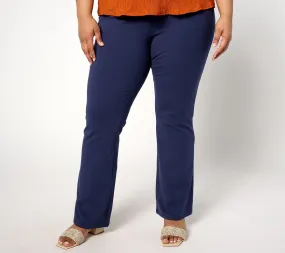 "As Is" Women with Control Tall Pull On Slim Bootcut Pants