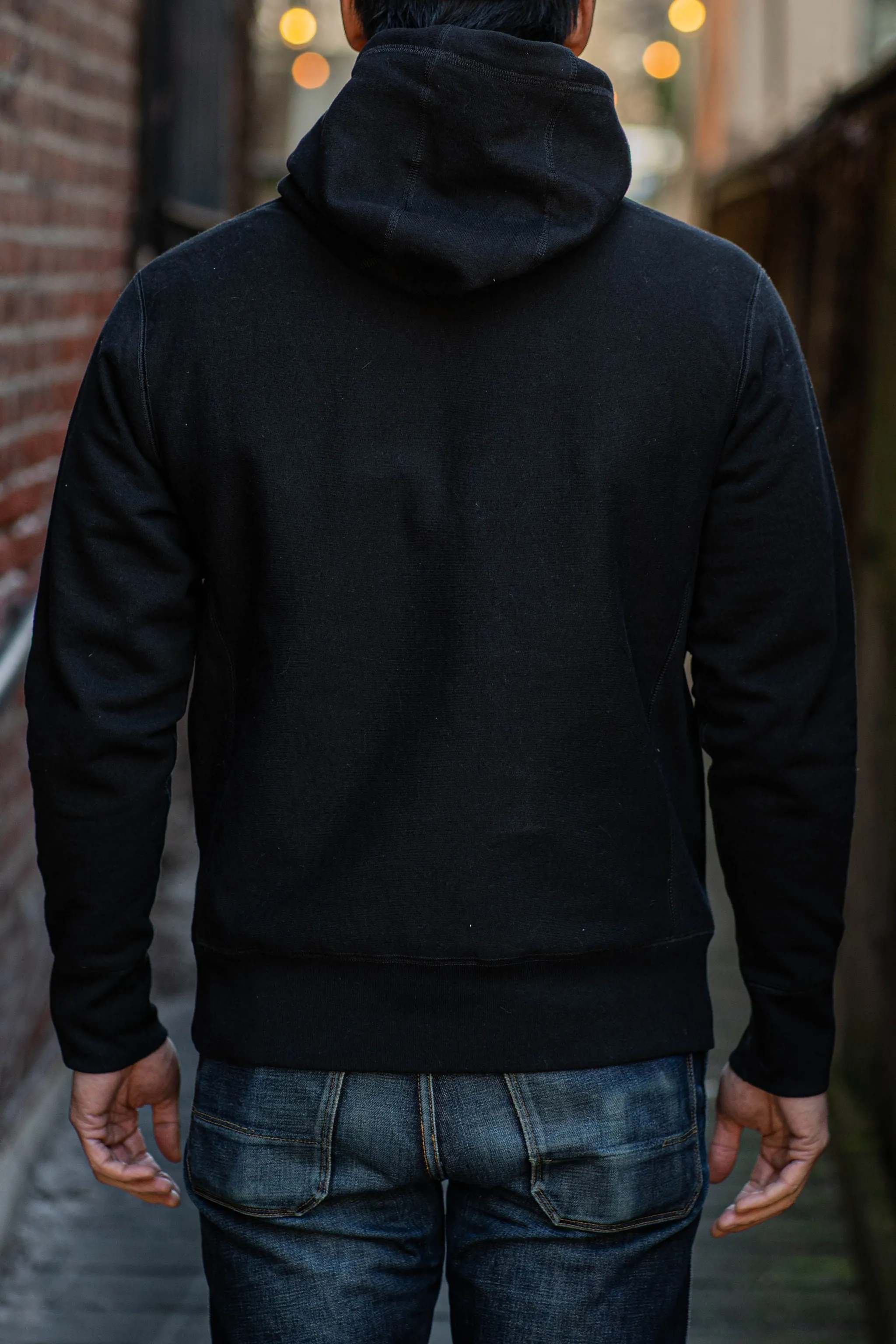 3sixteen Black Heavyweight Pullover Hoody