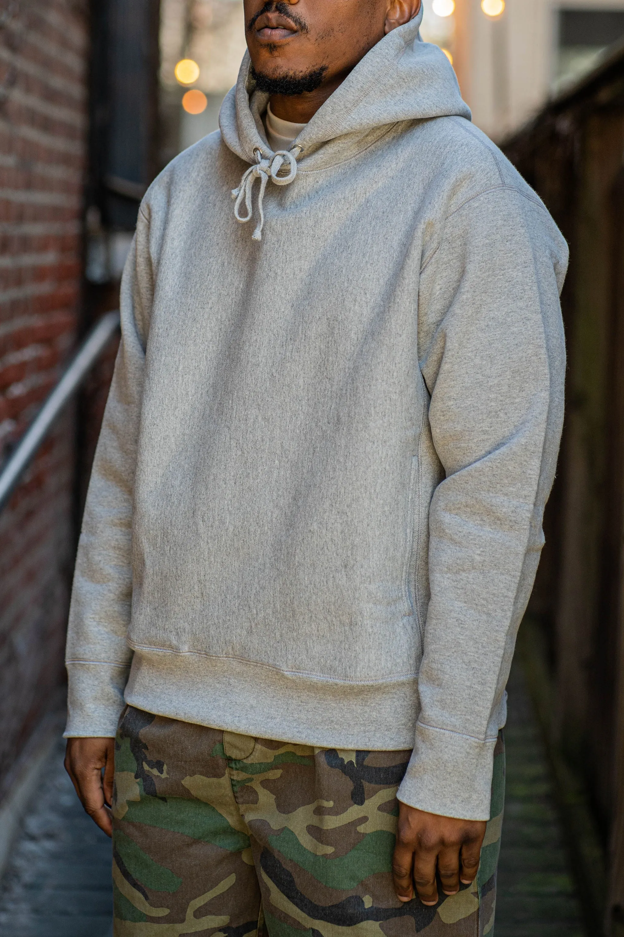 3sixteen Heavyweight Pullover Hoodie - Grey