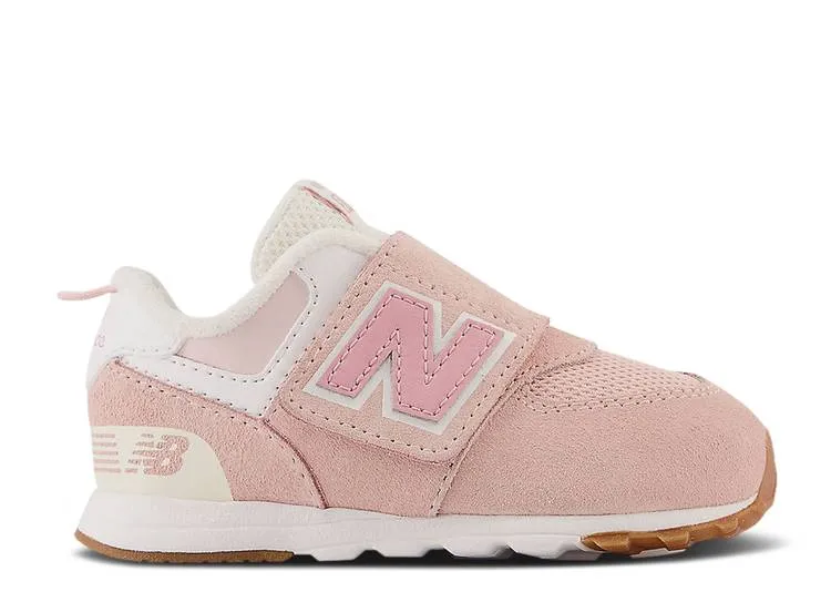 574 NEW-B Toddler Sneaker - Crystal Pink/Hazy Rose with Hook & Loop