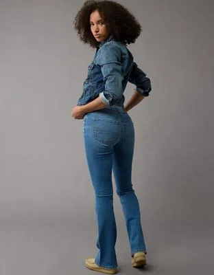 AE AE Next Level Curvy Low-Rise Kick Bootcut Jean