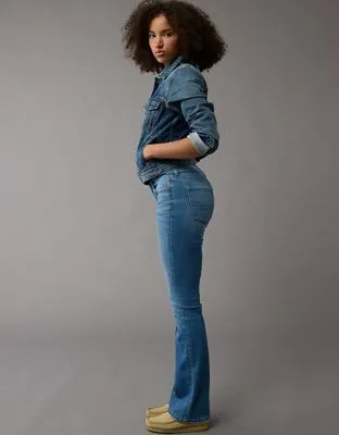 AE AE Next Level Curvy Low-Rise Kick Bootcut Jean