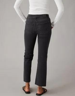 AE Next Level High-Waisted Kick Bootcut Crop Jean-