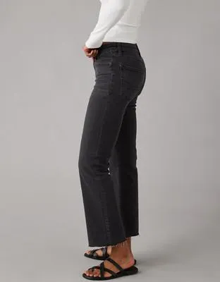 AE Next Level High-Waisted Kick Bootcut Crop Jean-