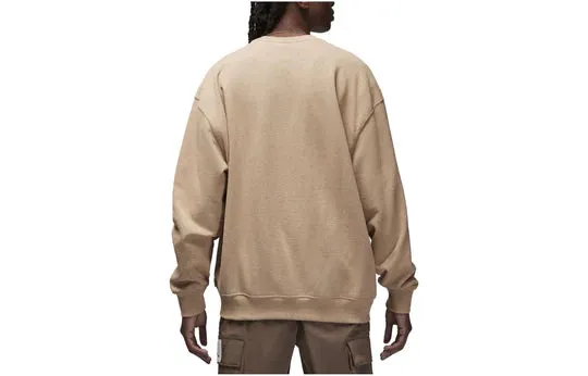 Air Jordan Fleece Crew-Neck Sweatshirt in Beige - FB6932-201