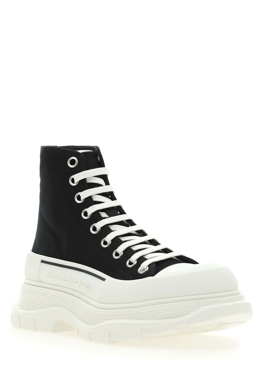 Alex McQueen Tread Slick Lace-Up Boots.