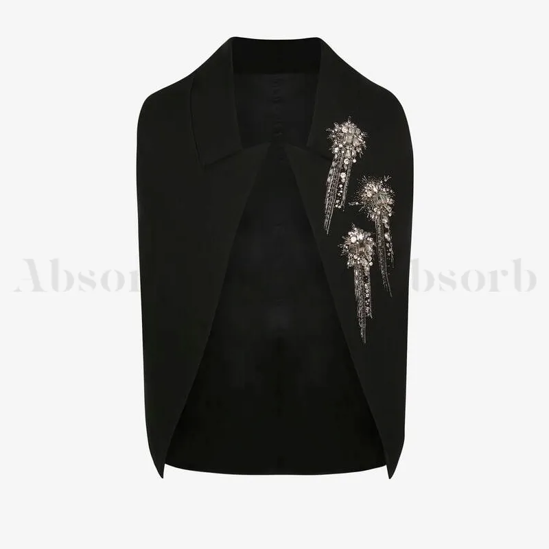 Alexander McQueen Wool Vests & Gillets with Jewels