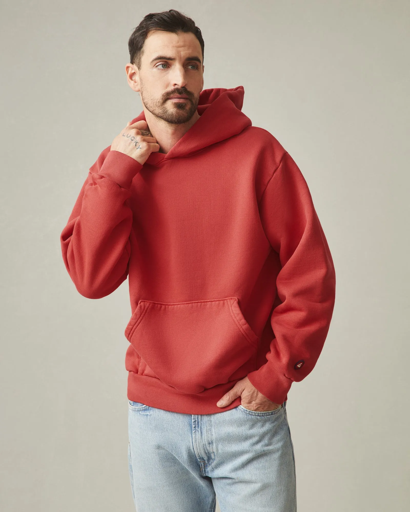 American Vintage Pullover - Red Washed