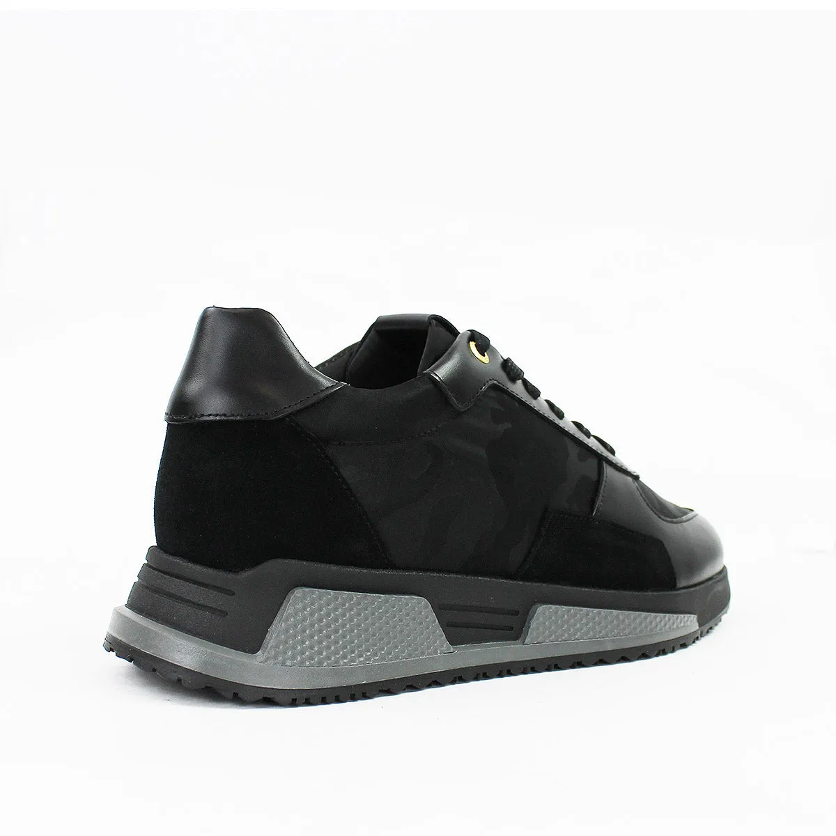 Android Homme - Black El Matador Monochromatic Camo Trainers