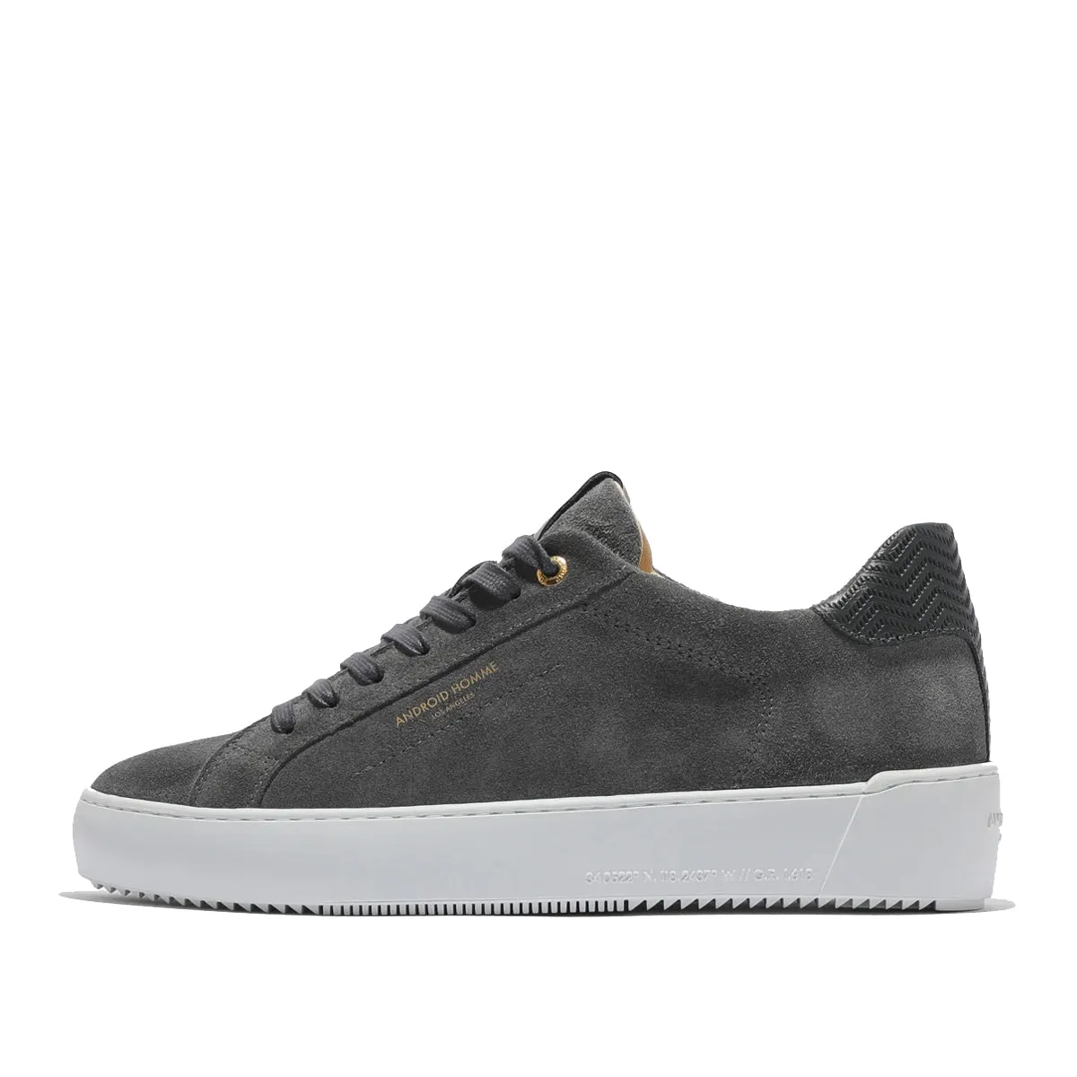 Android Homme Grey Zuma Suede Trainers