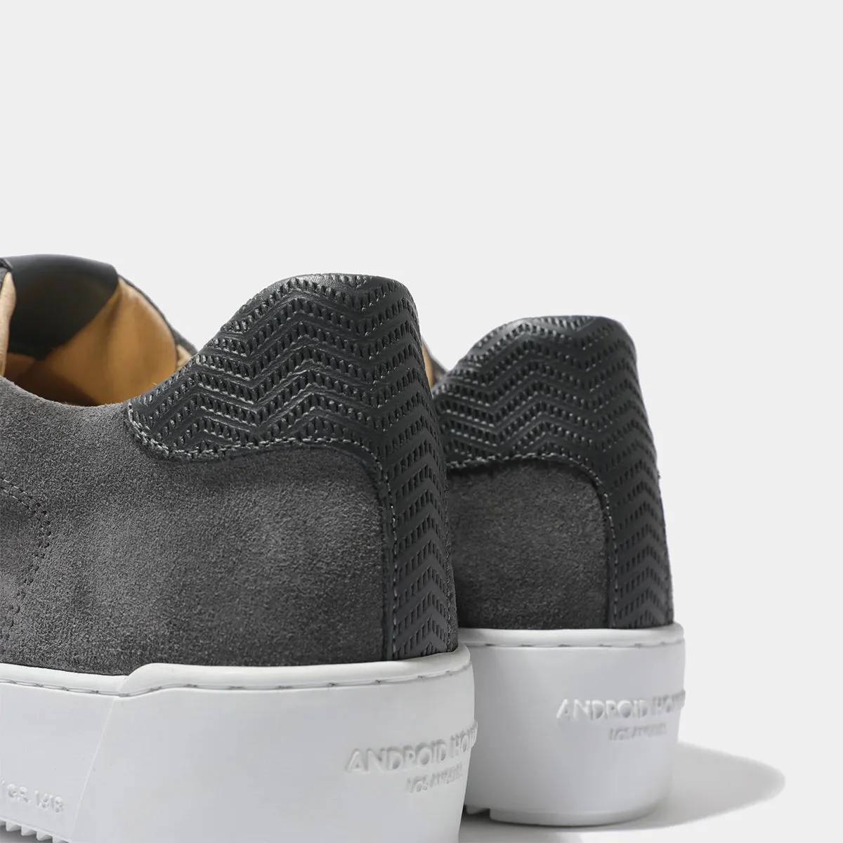 Android Homme Grey Zuma Suede Trainers