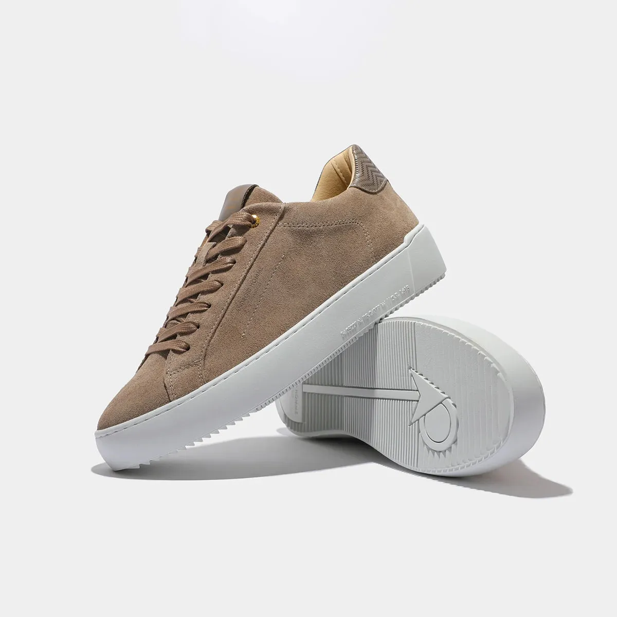 Android Homme Taupe Suede Trainers