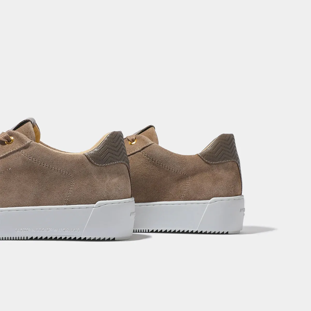 Android Homme Taupe Suede Trainers