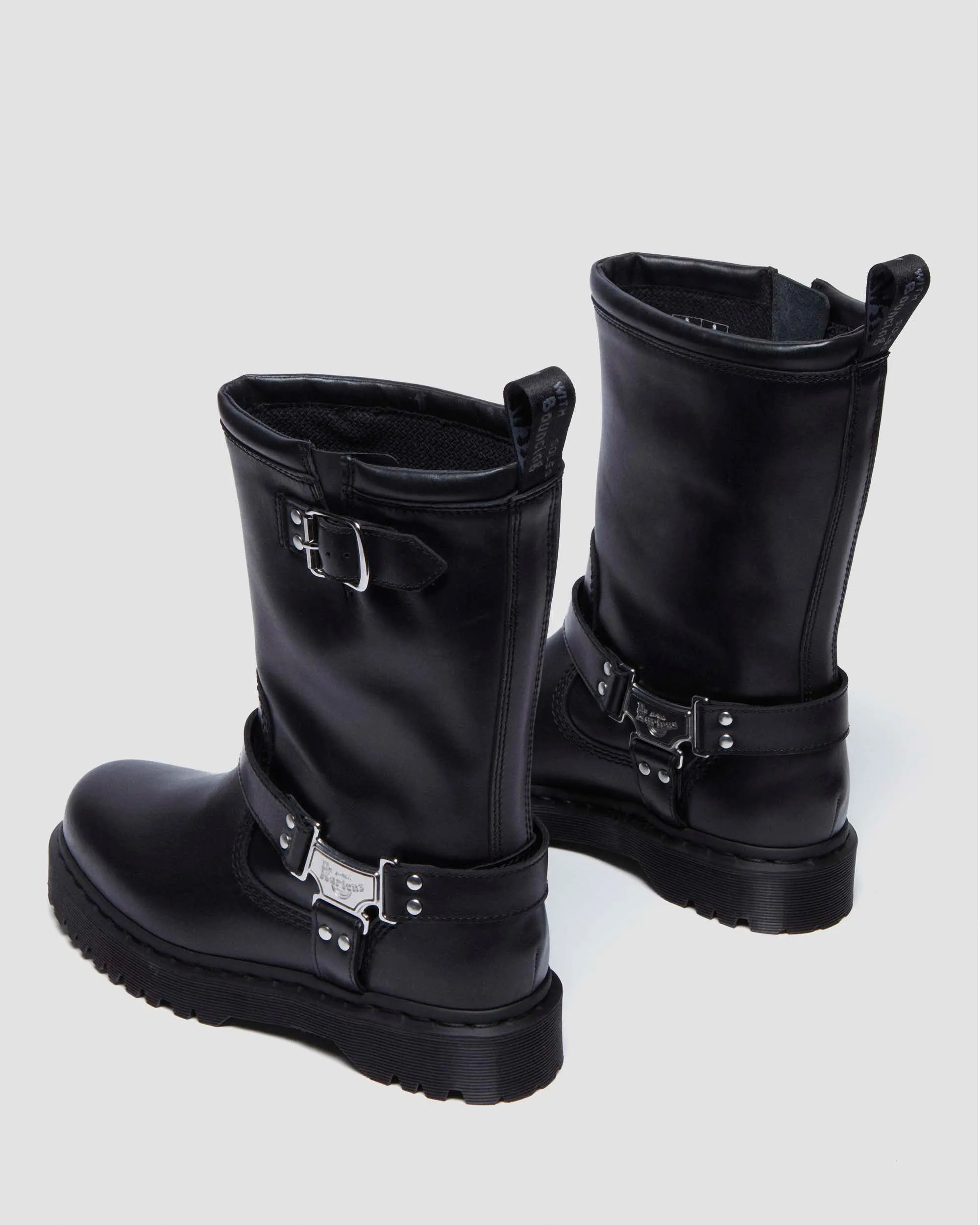 Anistone Hi Leather Biker Boots