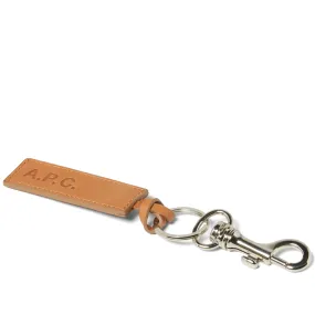 A.P.C. Leather Key ChainCaramel