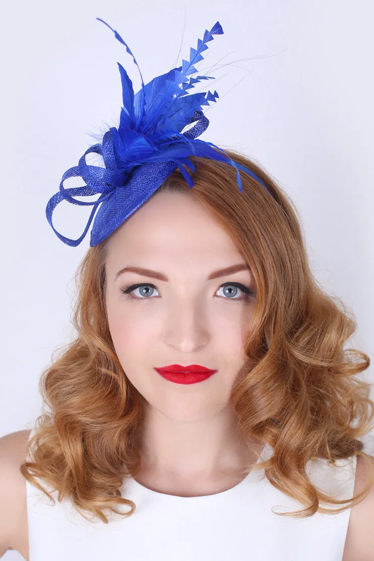 Arianna Fascinator - Royal Blue - Shop Now!