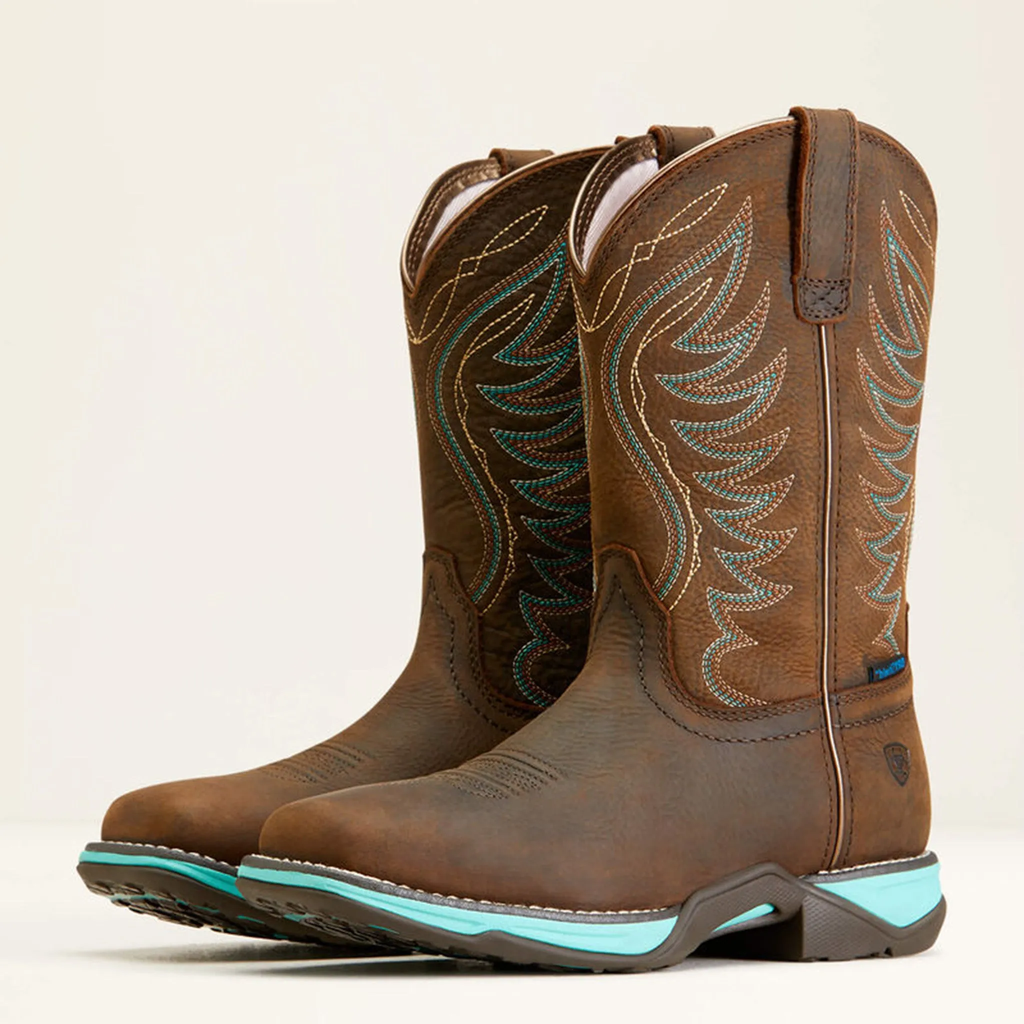 Ariat Women's Brown Turquoise Anthem H2O Boots for sale