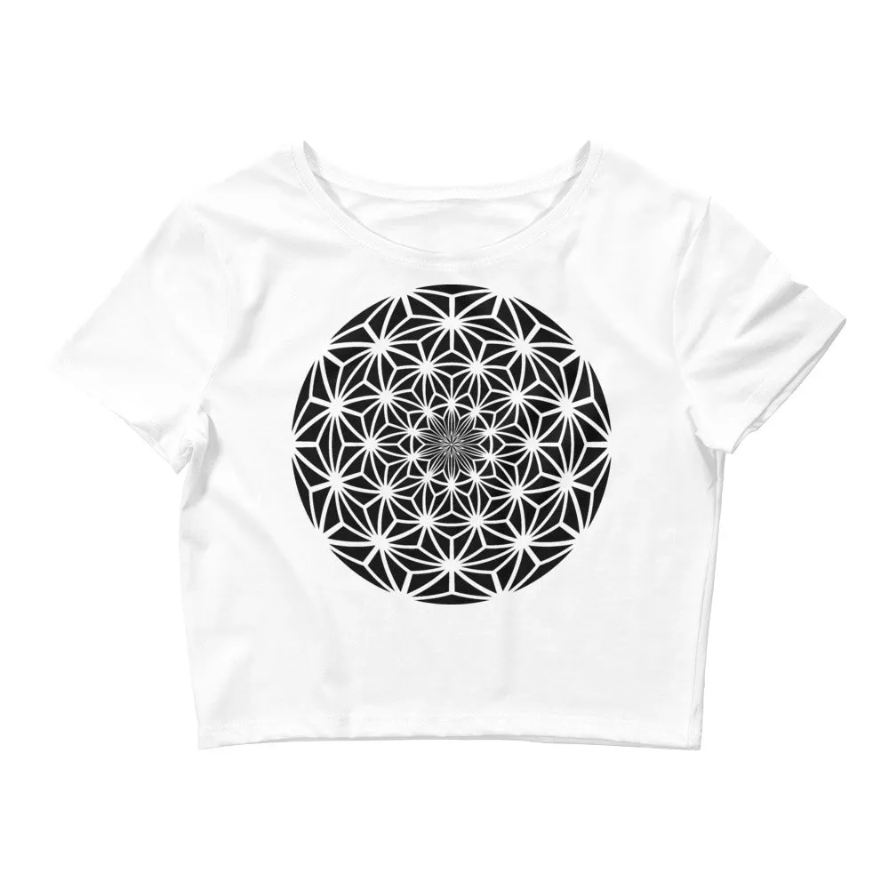 Asanoa Sphere Graphic Crop Tee