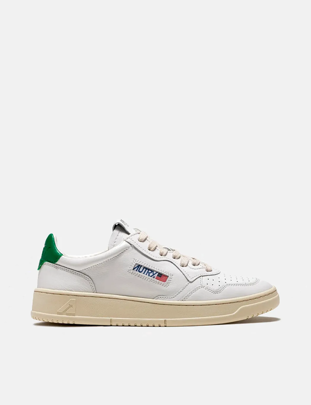 Autry Medalist LL20 Trainers (Leather) - White/Green for sale at competitive prices.