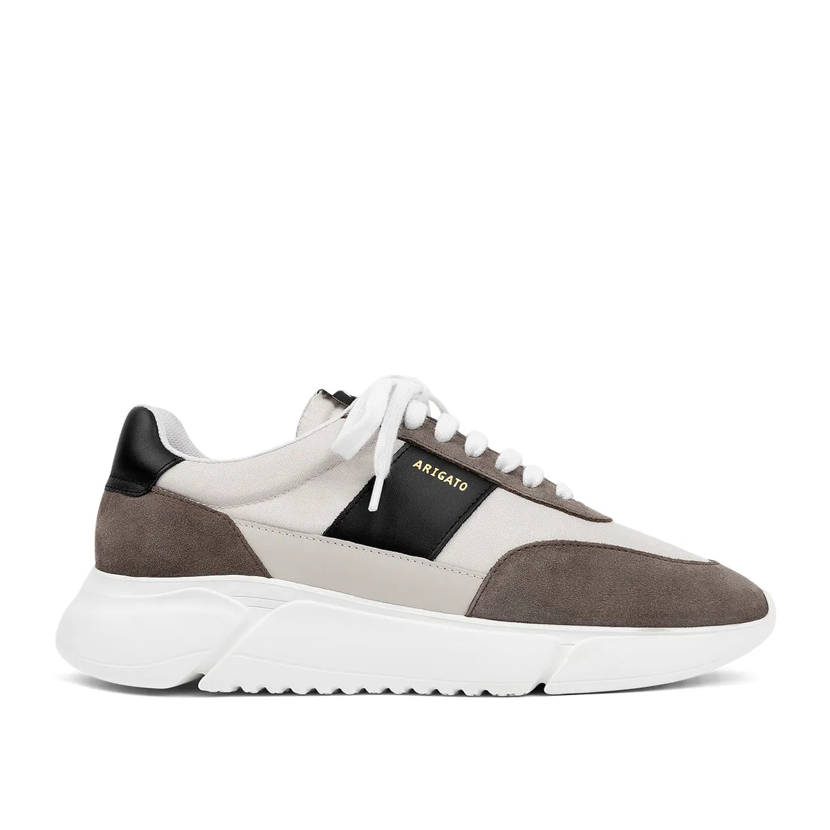 Axel Arigato vintage runner trainers, white/brown.