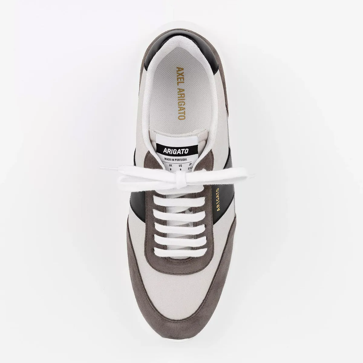 Axel Arigato vintage runner trainers, white/brown.