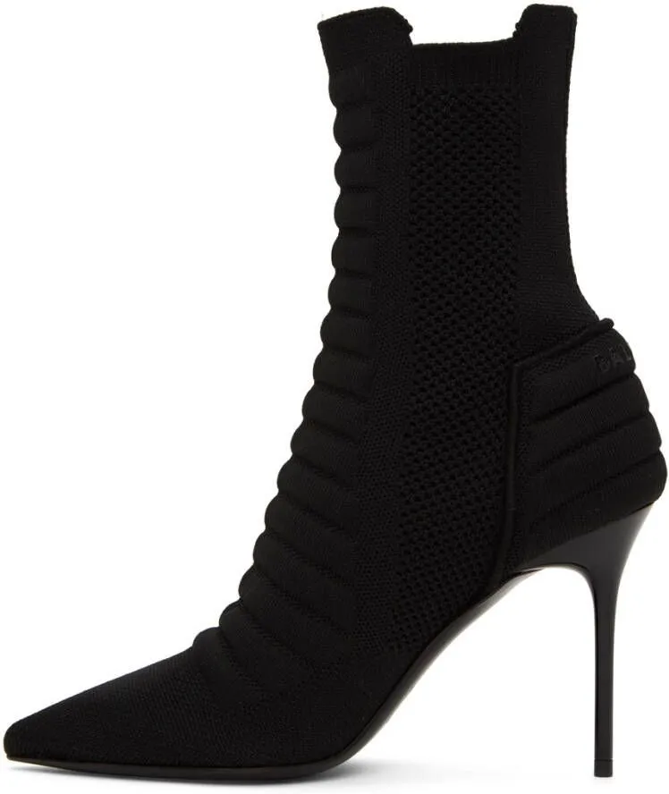 Balmain Black Skye-Biker Boots