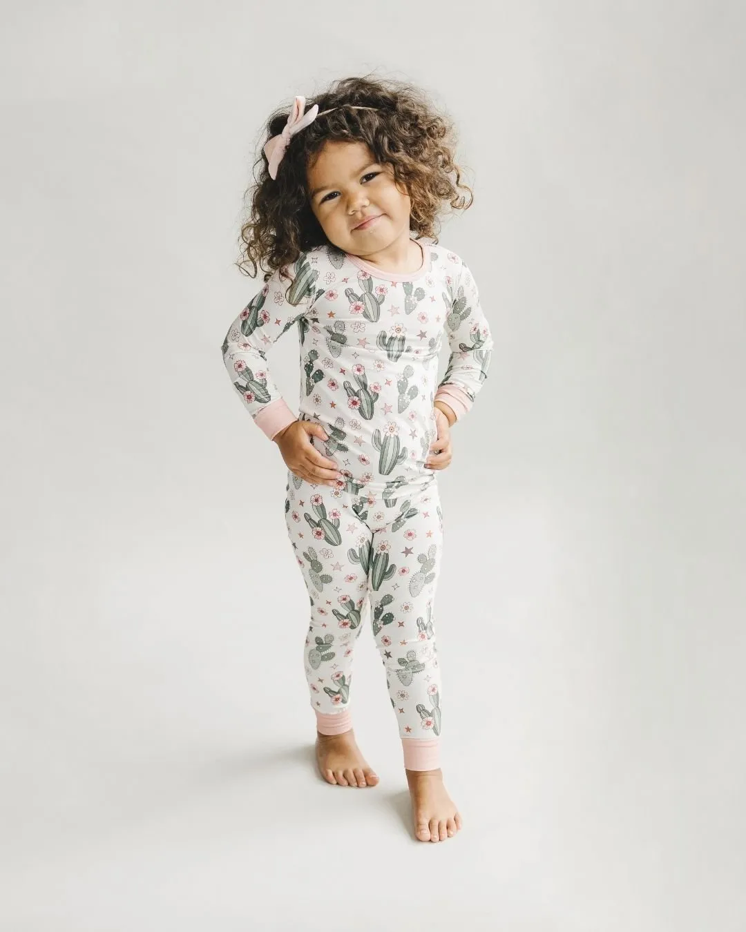 Bamboo 2 Piece Set | Cactus Floral Print