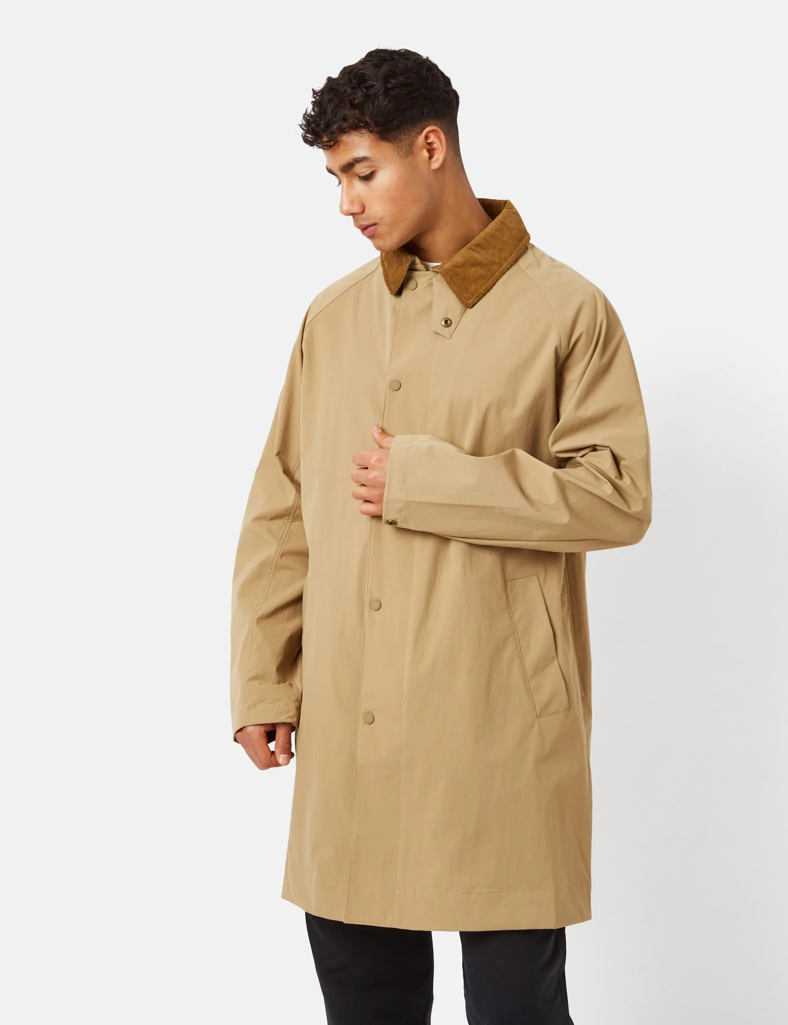 Barbour Ashi Mac Casual Trench Brown