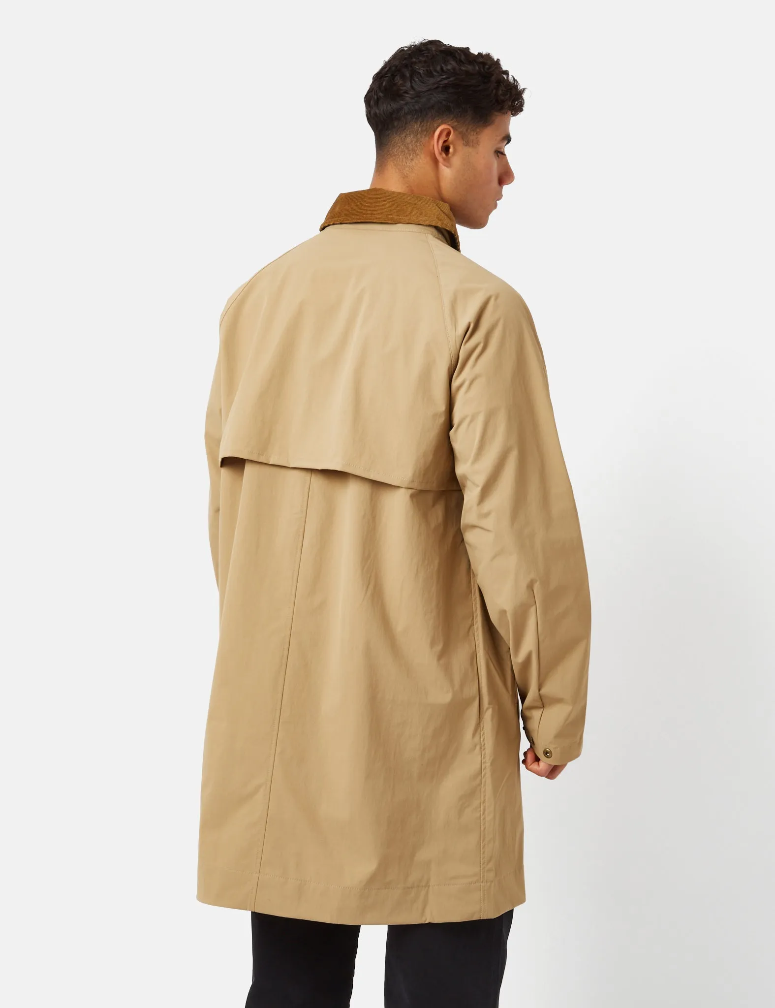 Barbour Ashi Mac Casual Trench Brown