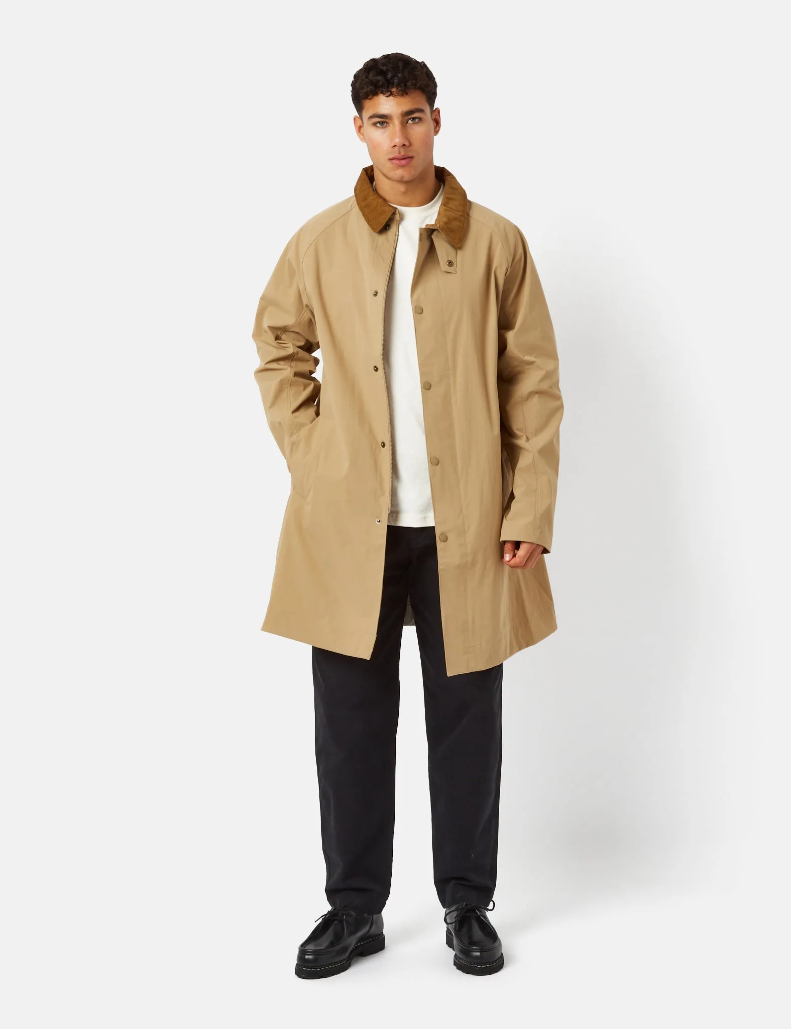 Barbour Ashi Mac Casual Trench Brown