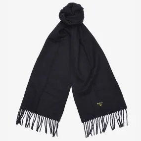 Barbour black lambswool scarf