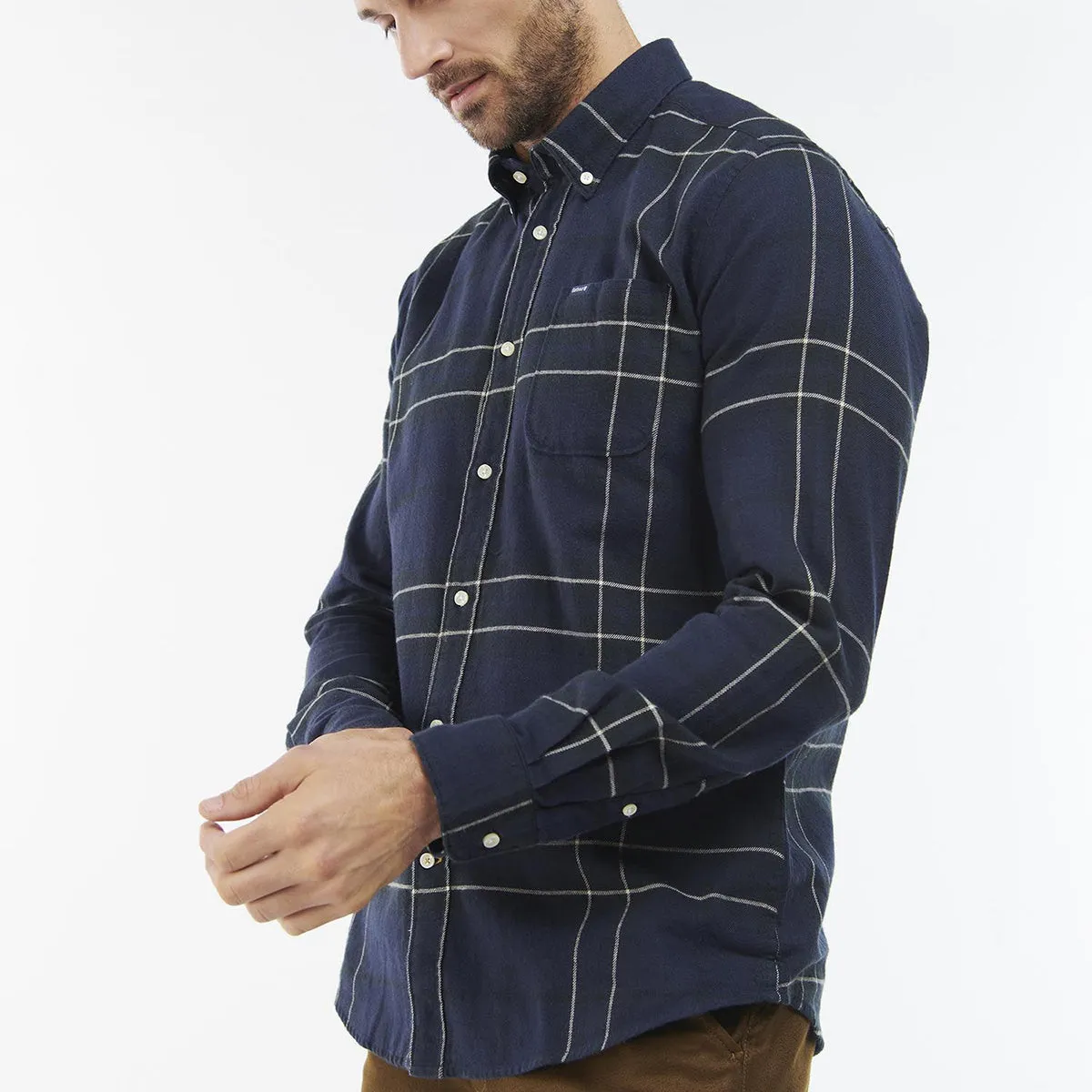 Barbour Carter Tailored Fit Shirt - Navy