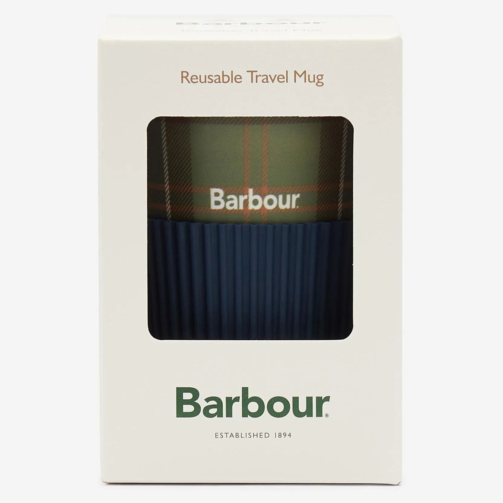 Barbour Classic Tartan Reusable Travel Mug