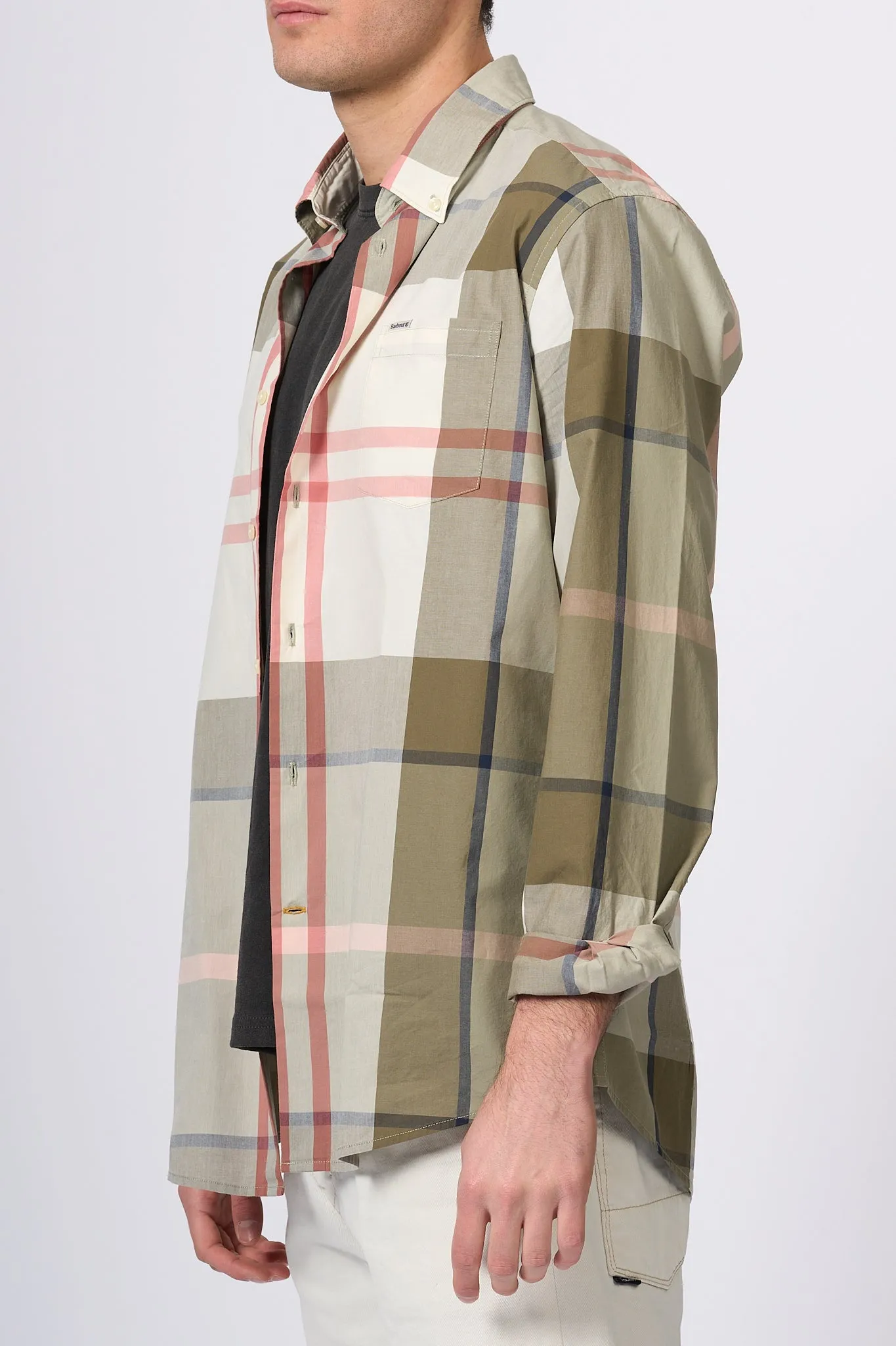 Barbour Harris Olive Shirt for Men