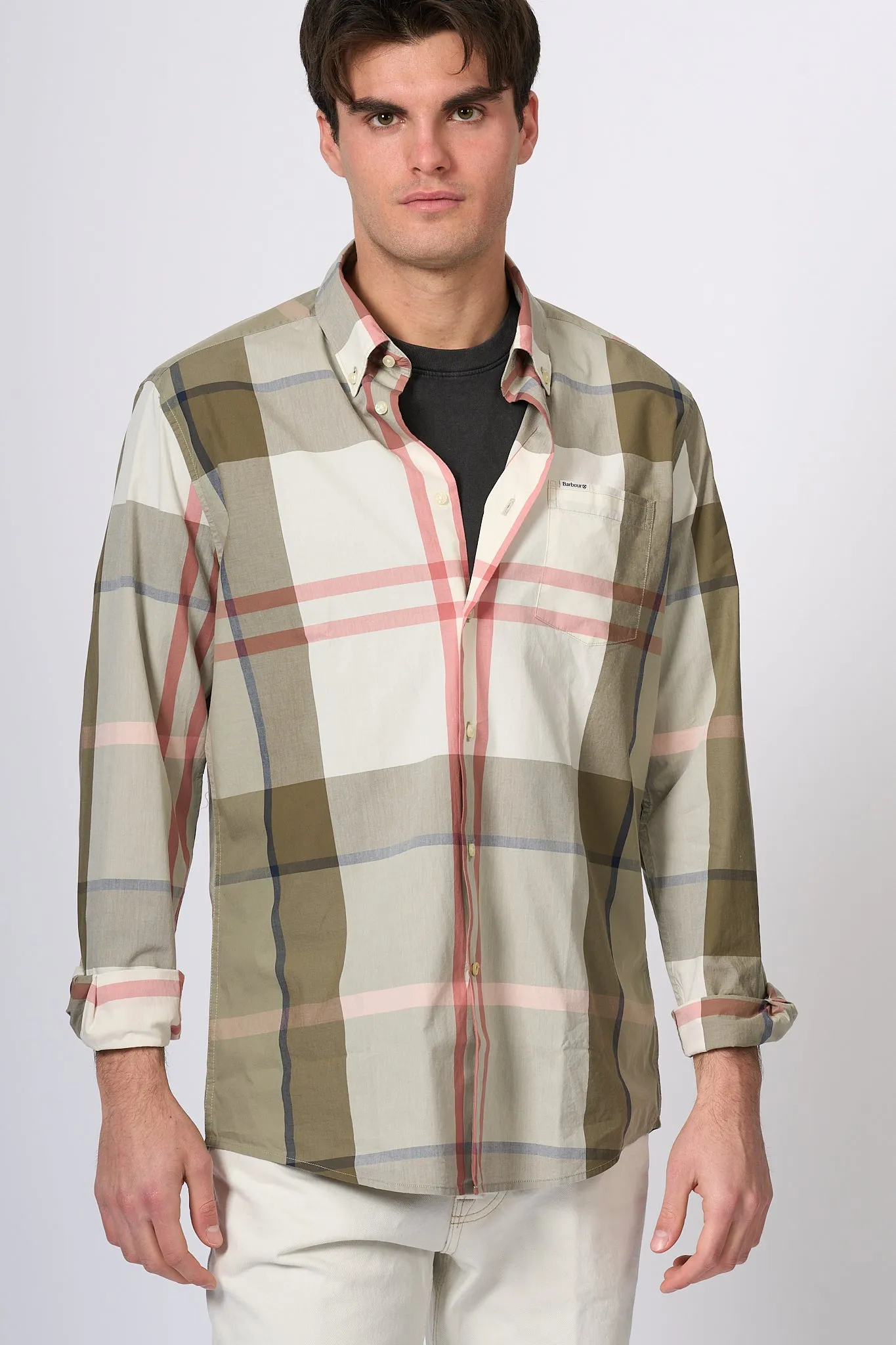 Barbour Harris Olive Shirt for Men