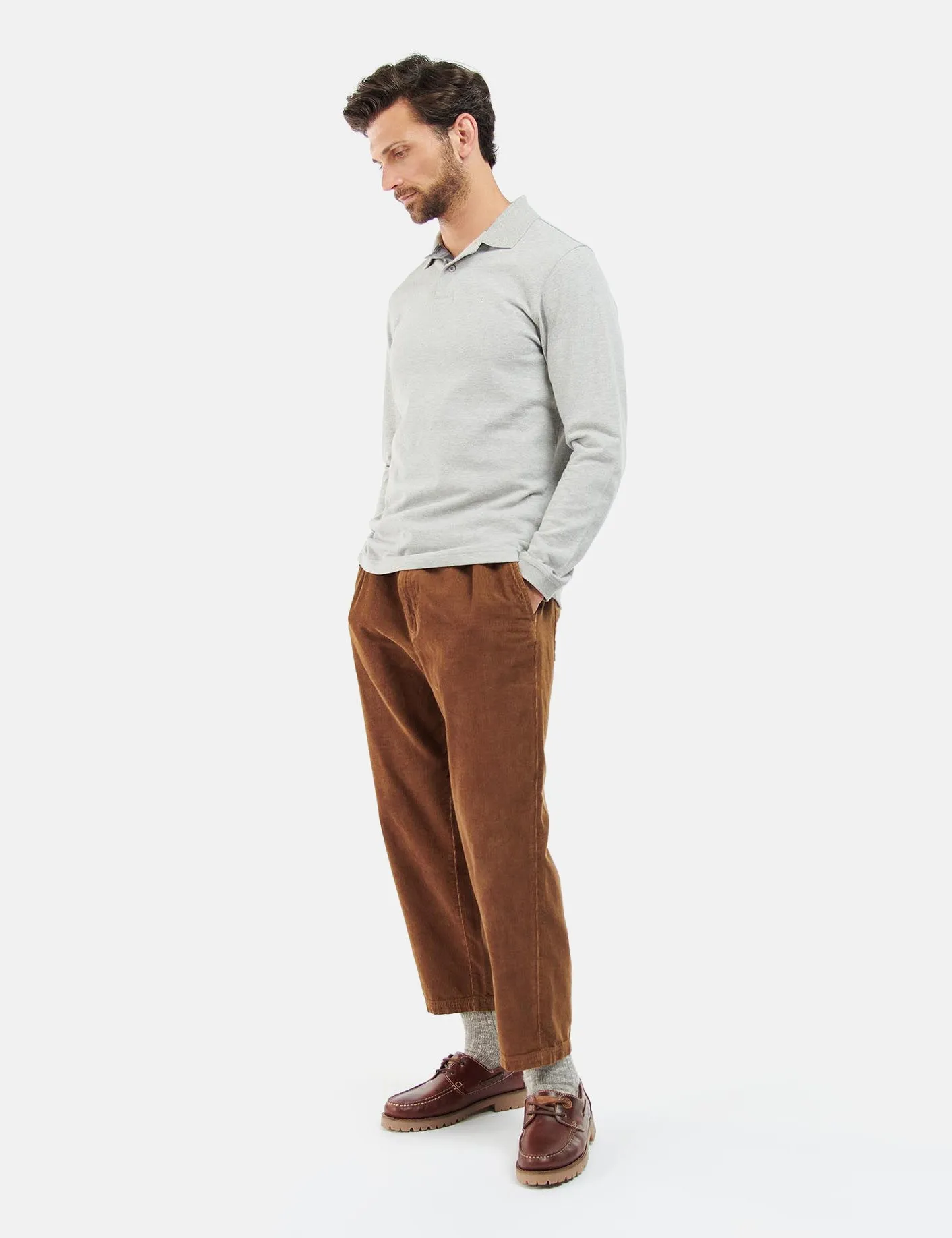 Barbour Highgate Cord Trousers - Stone