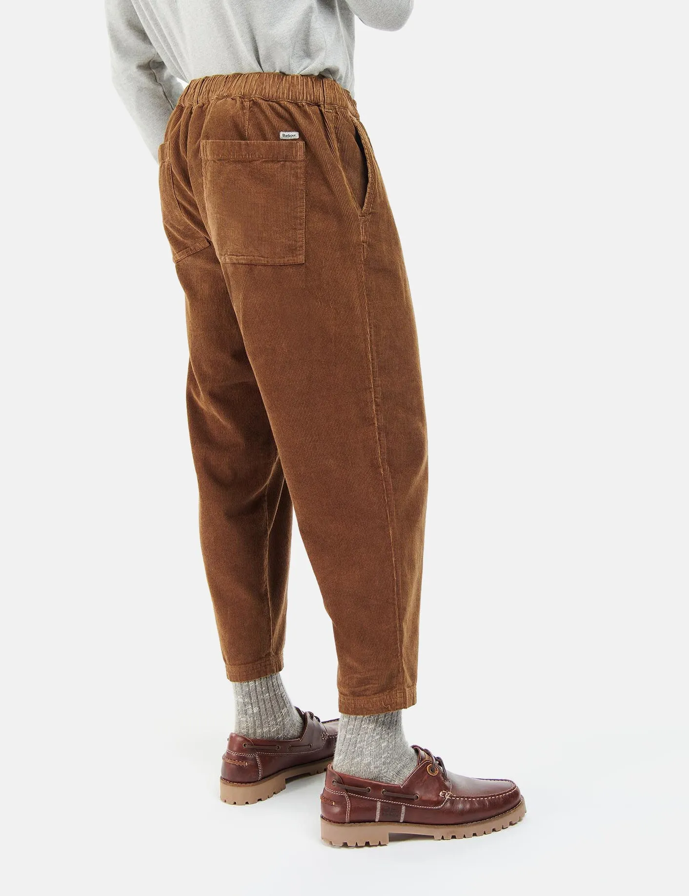 Barbour Highgate Cord Trousers - Stone