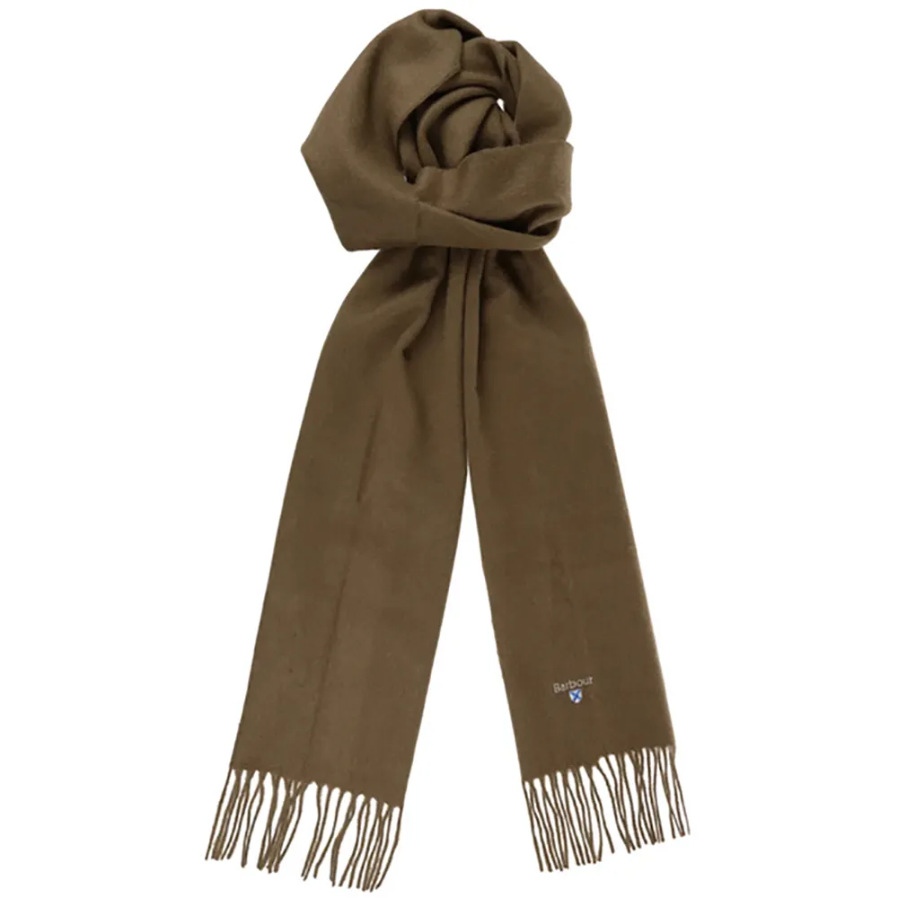 Barbour Lambswool Scarf - Fossil