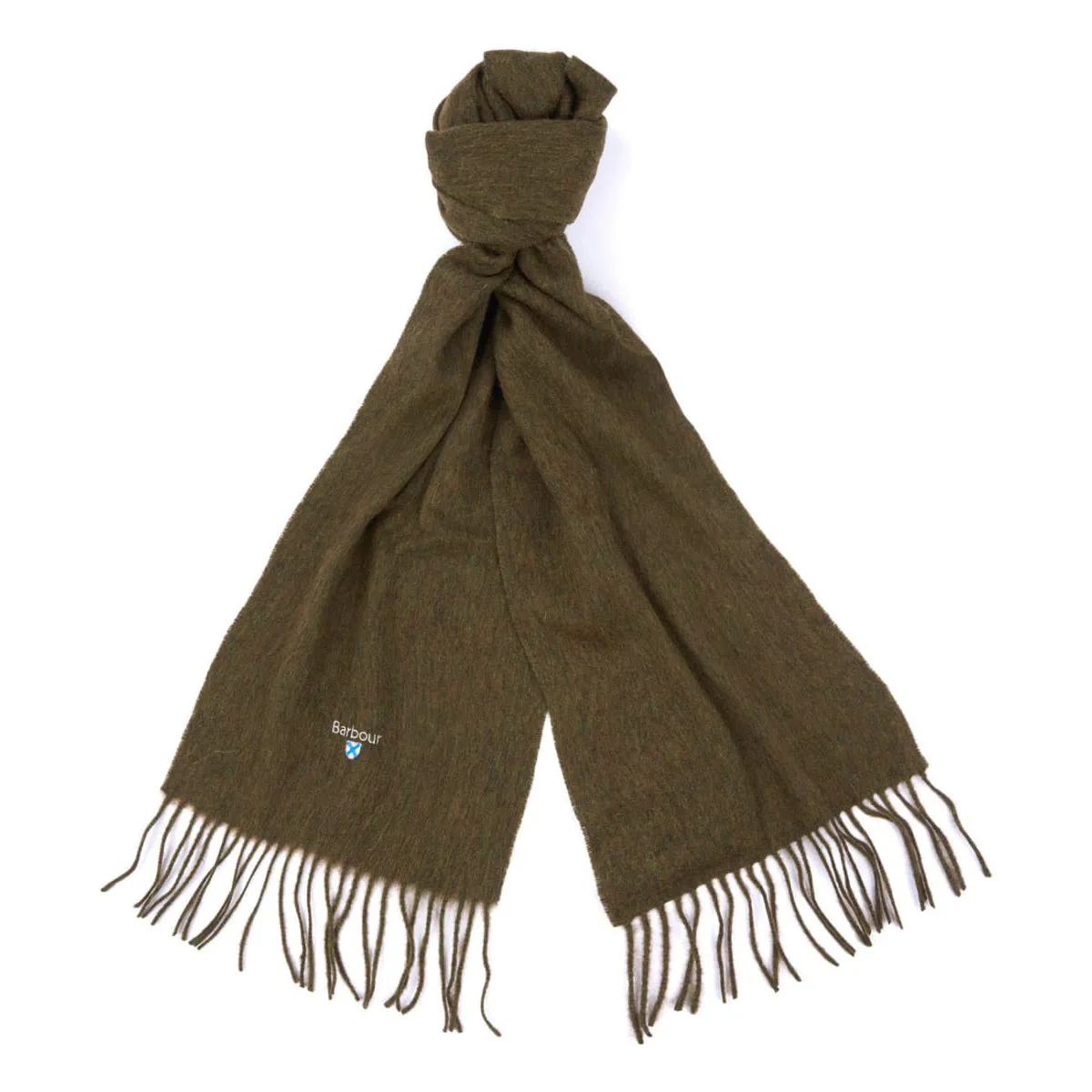 Barbour Lambswool Scarf - Fossil