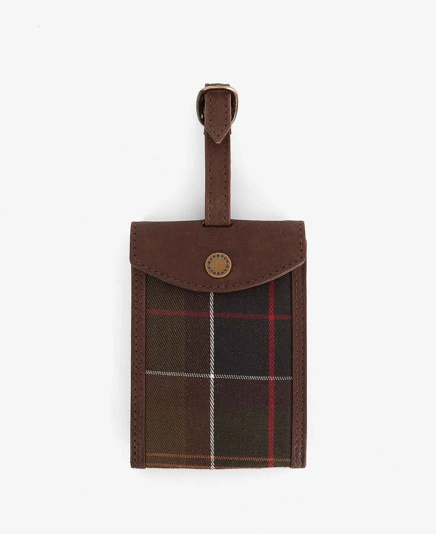 Barbour Leather and Tartan Travel Set