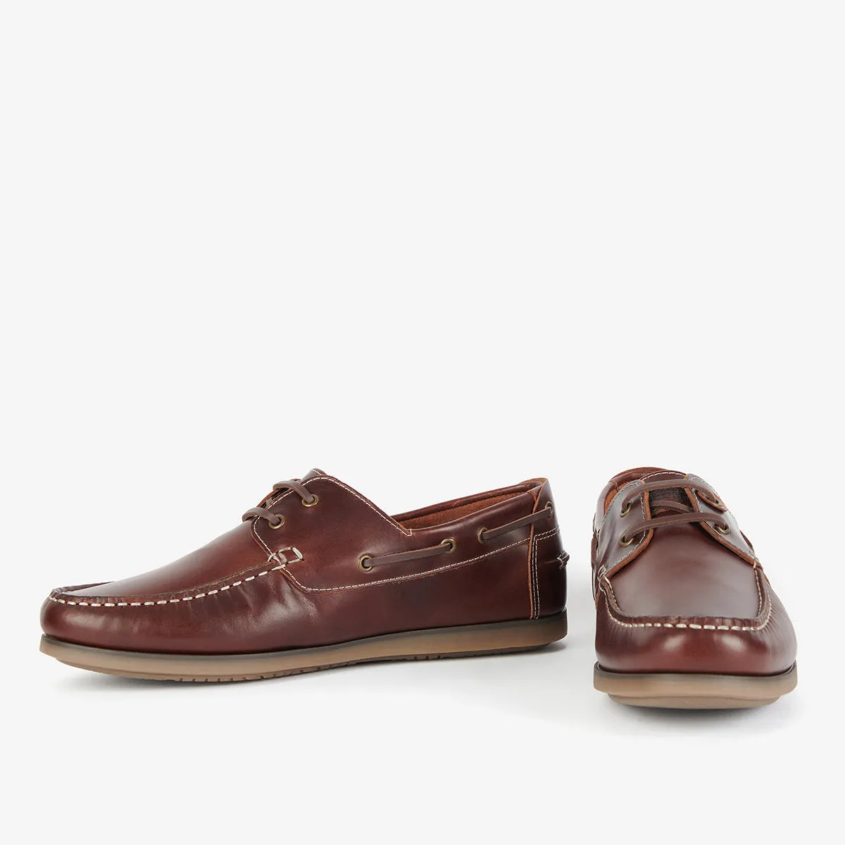 Barbour Mahogany Wake Boat Shoe