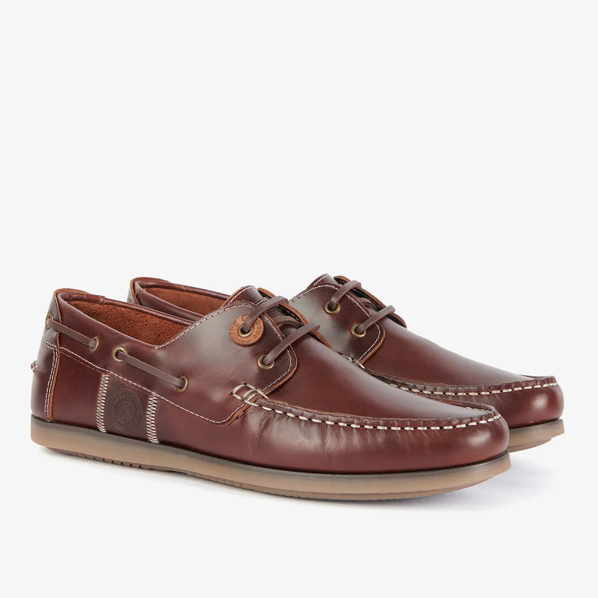 Barbour Mahogany Wake Boat Shoe