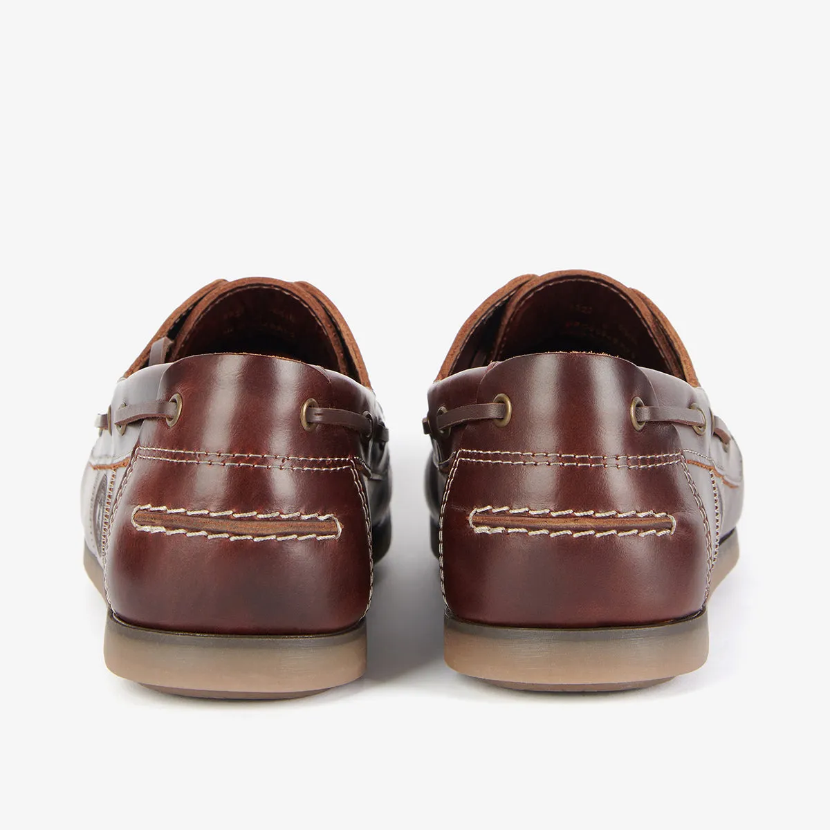 Barbour Mahogany Wake Boat Shoe