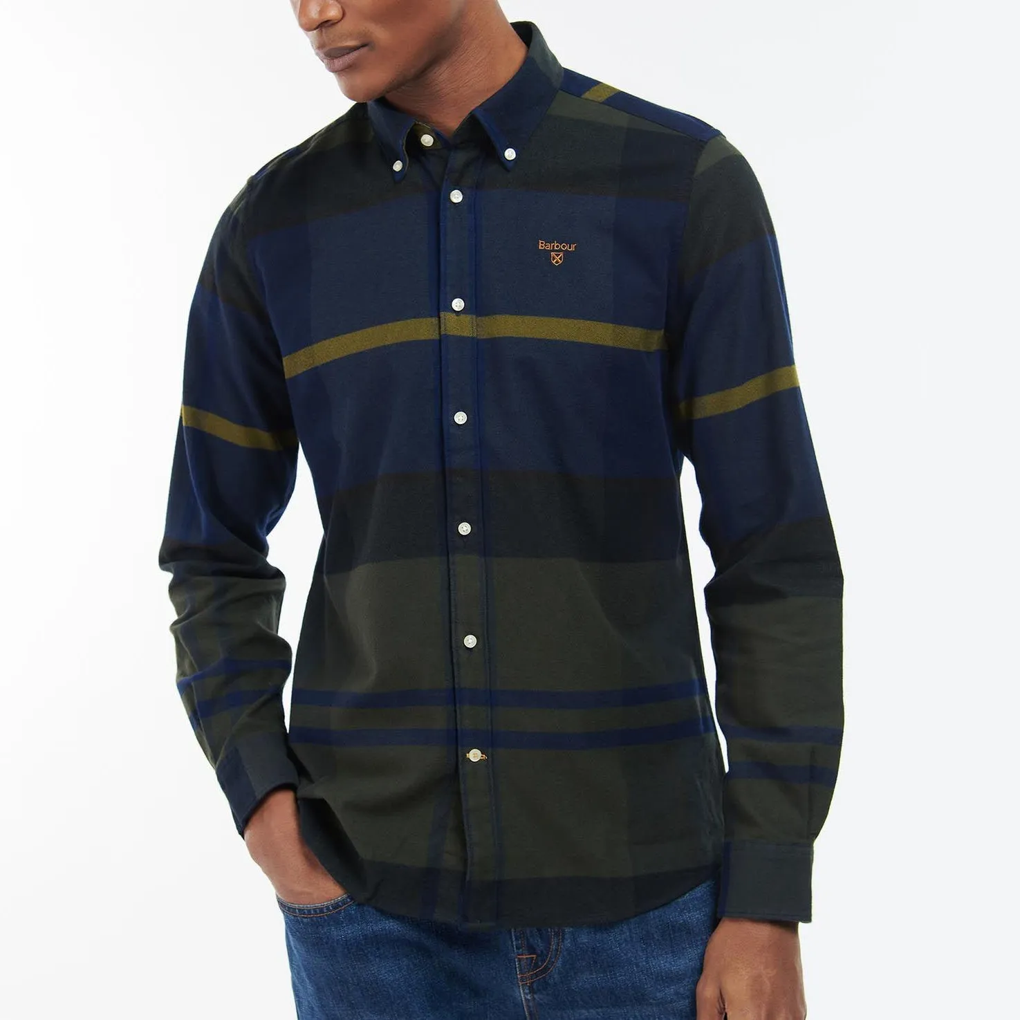 Barbour Men's Forest Mist Icecloch Tailored Shirt