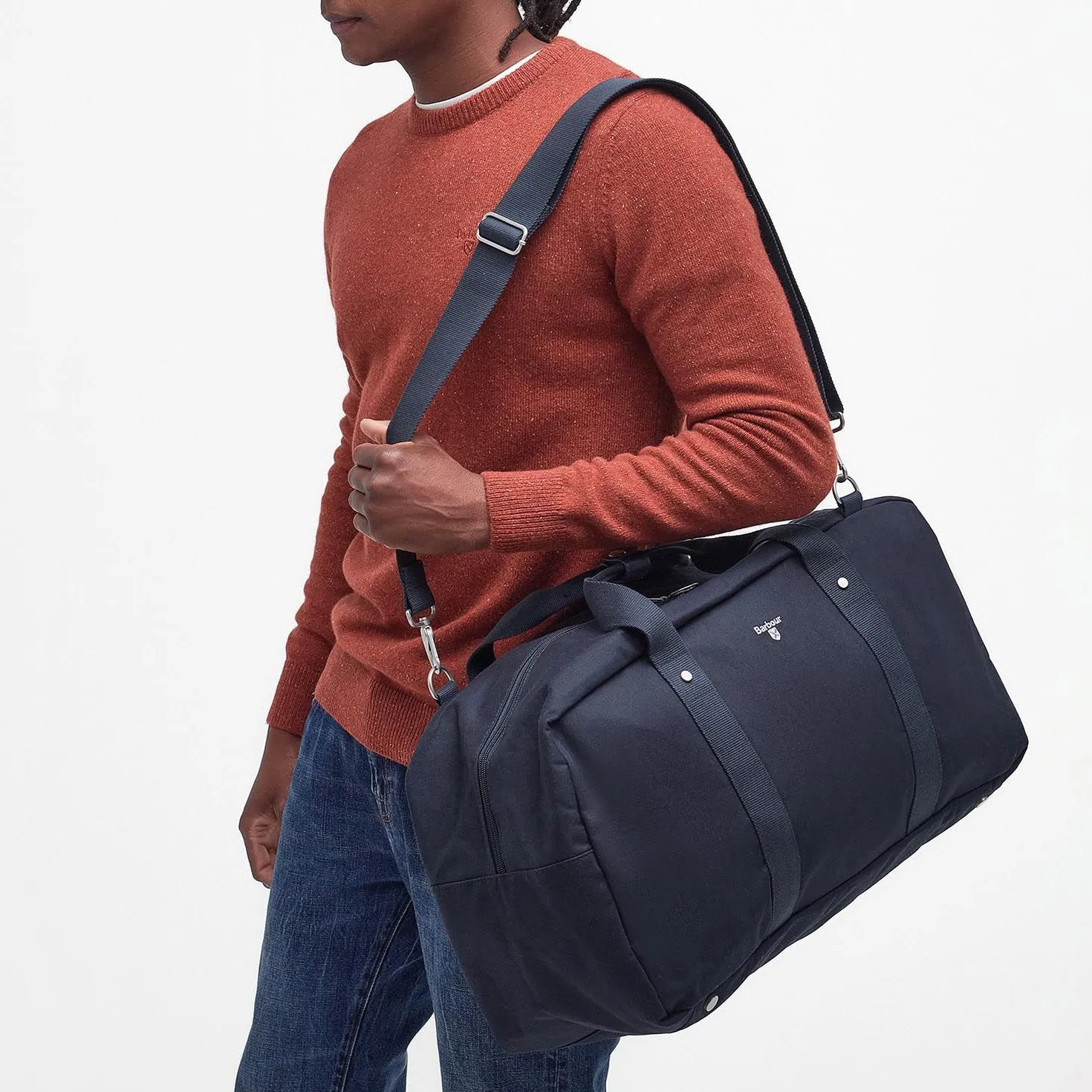 Barbour Navy Cascade Holdall