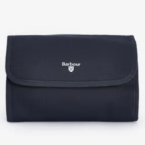 Barbour Navy Hanging Washbag