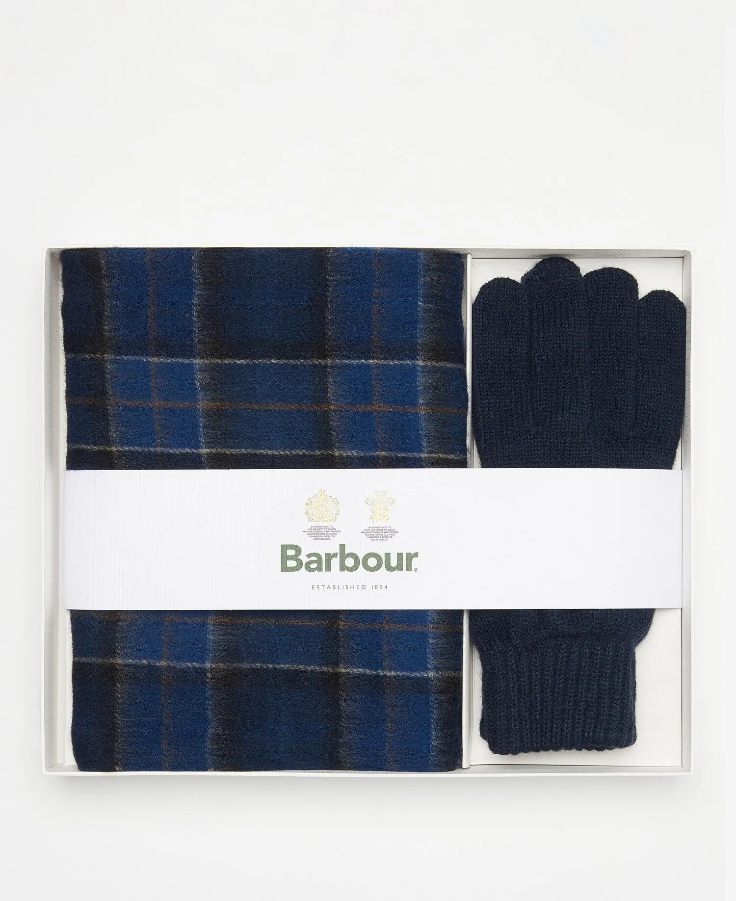 Barbour Tartan Scarf and Glove Set