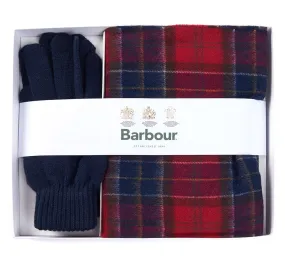 Barbour Tartan Scarf and Glove Set